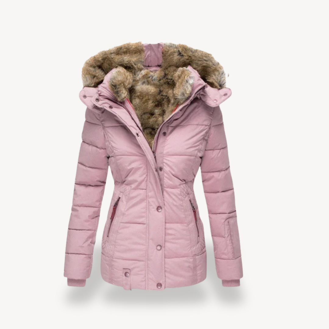 Women's Faux Fur Lined Puffer Jacket