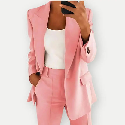 Suit Blazer Pants Set Women