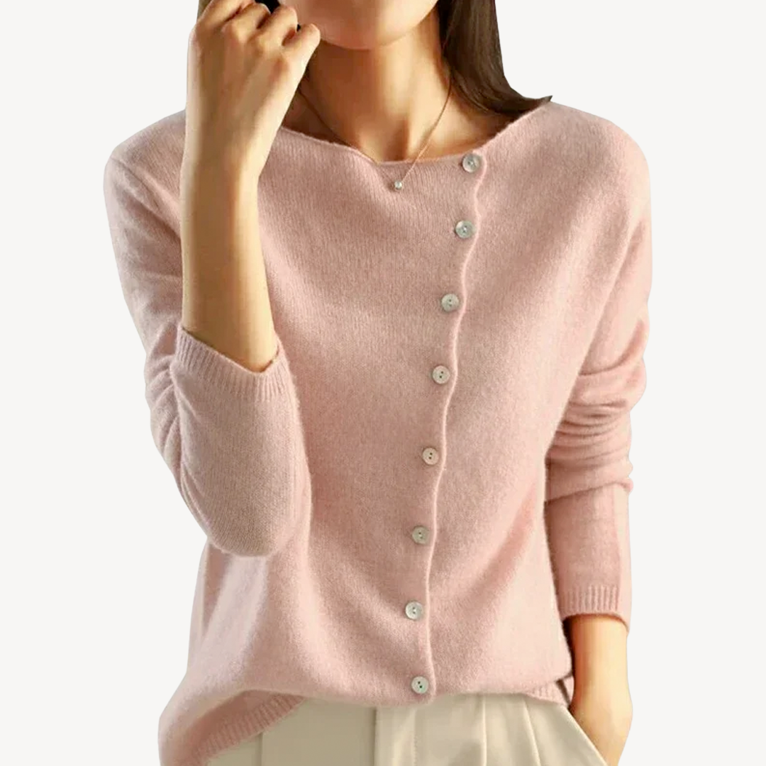 Women’s Button-Front Knit Sweater