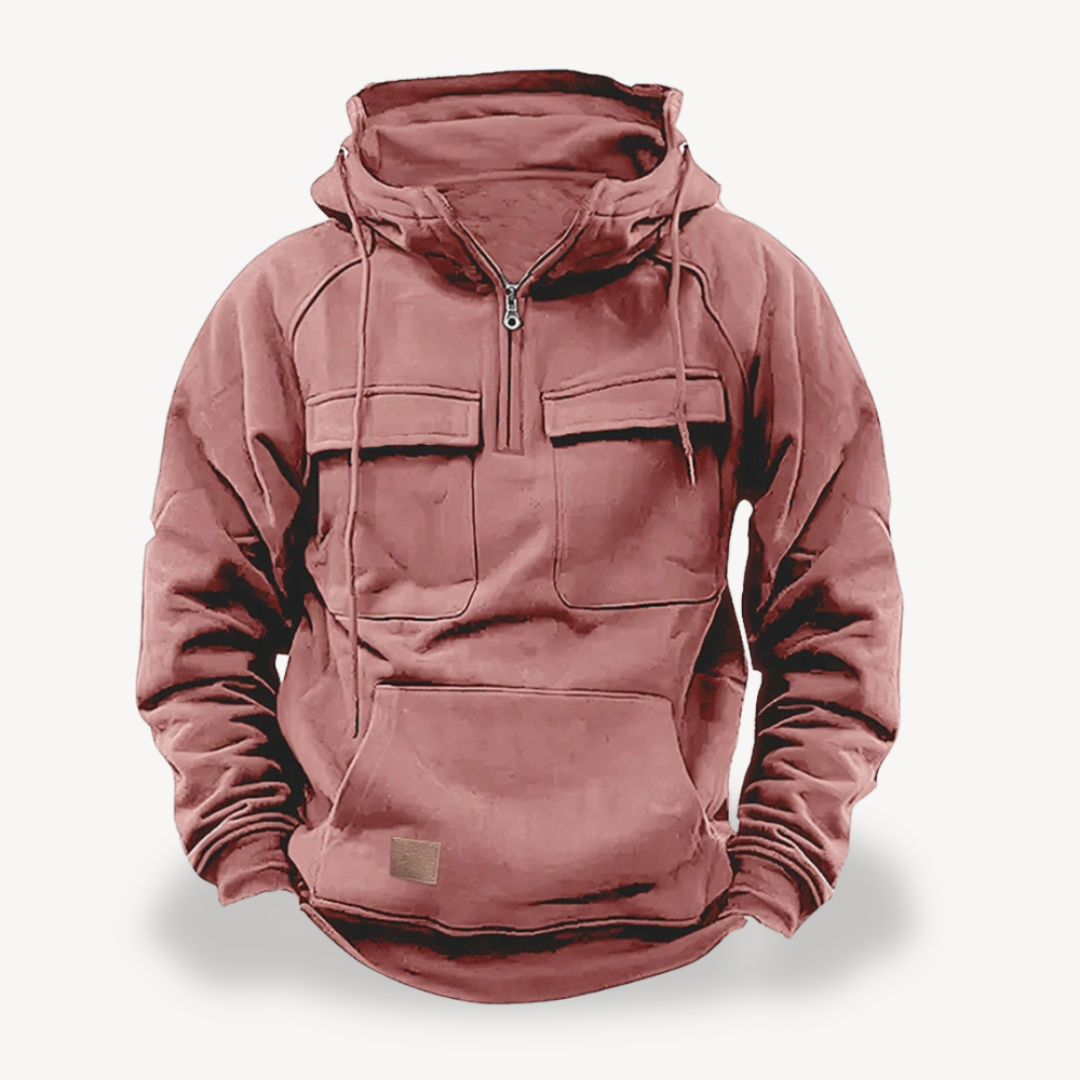 Men's Fleece Cargo Hoodie