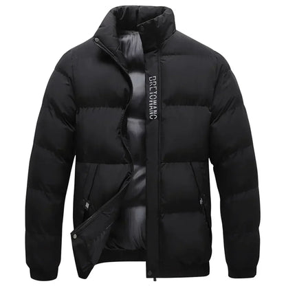 Men’s Insulated Stand Collar Puffer Jacket