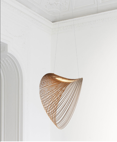 Rustic Wooden Hanging Lamp for Warm Homes