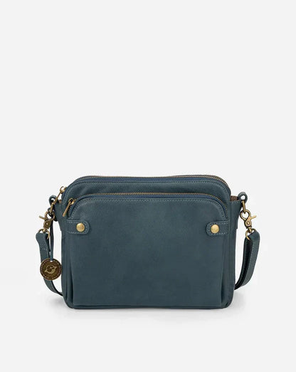 PremierSatchel Leather Crossbody Shoulder Bag