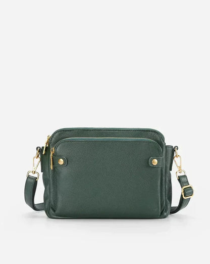 PremierSatchel Leather Crossbody Shoulder Bag