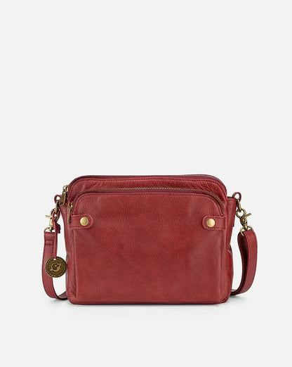 PremierSatchel Leather Crossbody Shoulder Bag