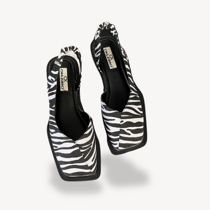 Women's Leather Square Toe Sandals