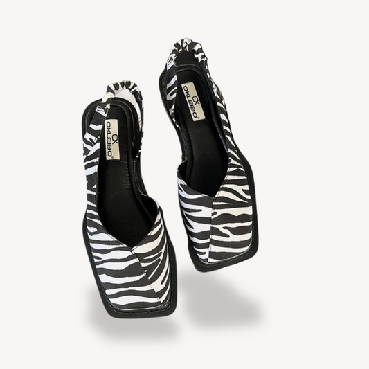 Women's Leather Square Toe Sandals