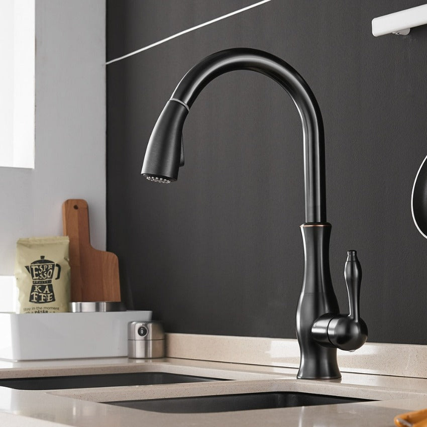 Stainless Steel Pull Down Kitchen Faucet