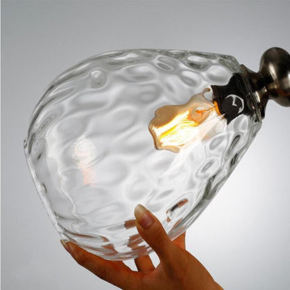 Simple Glass Pendant Light in Scandinavian Style