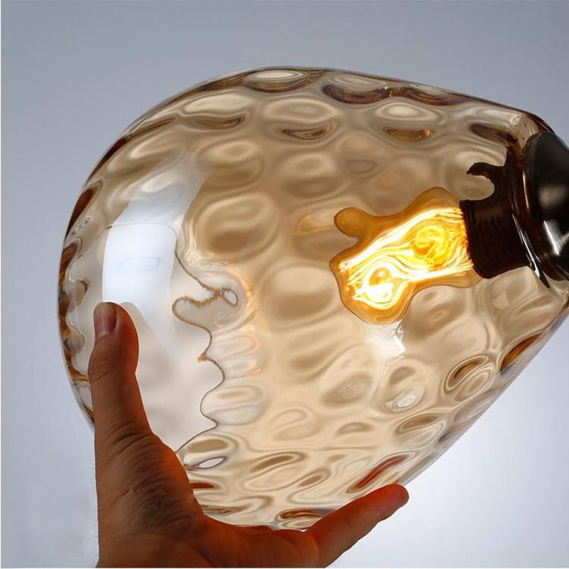 Simple Glass Pendant Light in Scandinavian Style