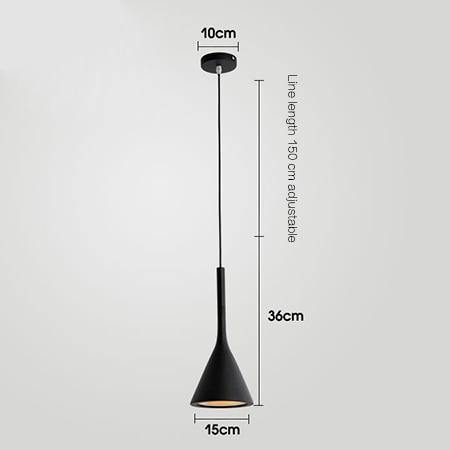 Scandinavian Hanging Cone Light Fixture
