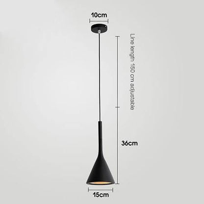Scandinavian Hanging Cone Light Fixture