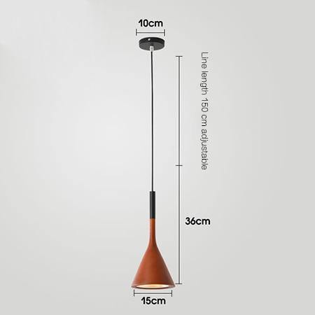 Scandinavian Hanging Cone Light Fixture