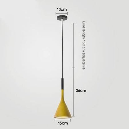 Scandinavian Hanging Cone Light Fixture