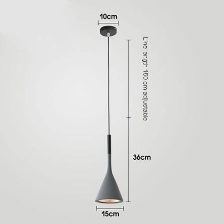 Scandinavian Hanging Cone Light Fixture