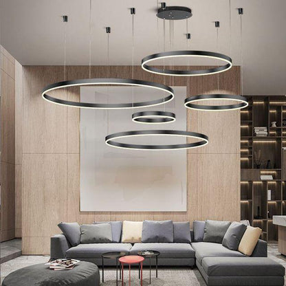 Elegant Circular Crystal Chandelier Lighting