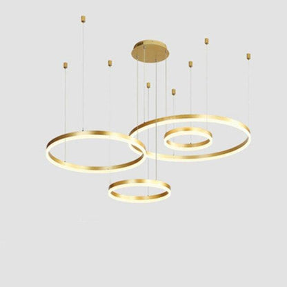 Elegant Circular Crystal Chandelier Lighting