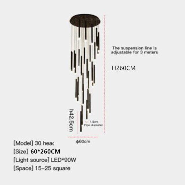 Sleek Modern Black Pendant Light