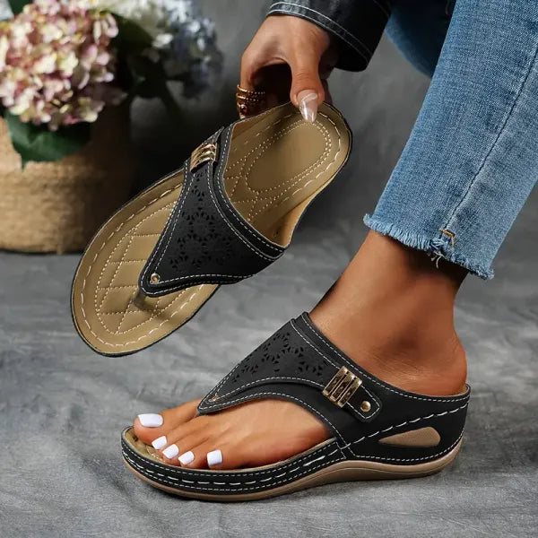 Comfortable Arch Support Wedge Sandals for Women