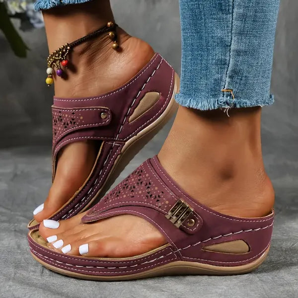 Comfortable Arch Support Wedge Sandals for Women