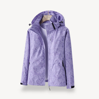 Men's Floral Print Windbreaker Jacket