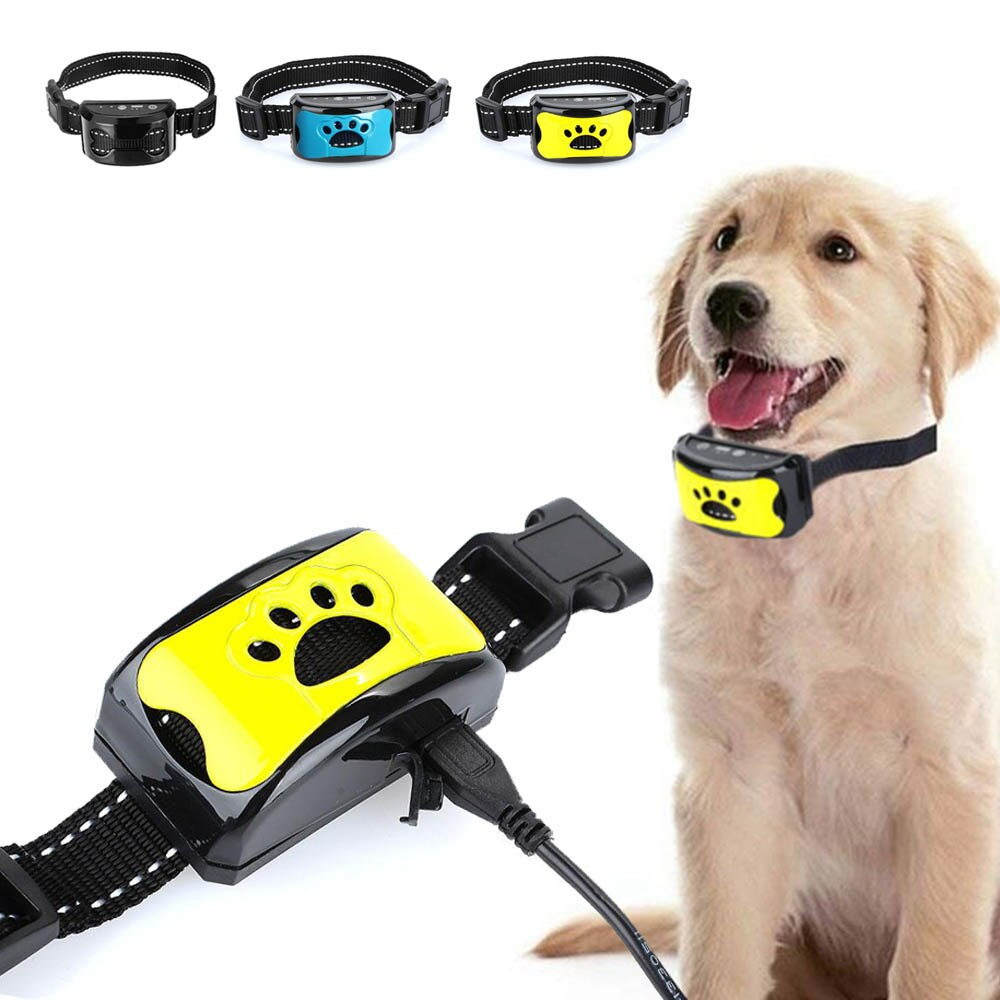 Humane Anti Bark Collar With Sound Vibration Trainer - BritishElegance