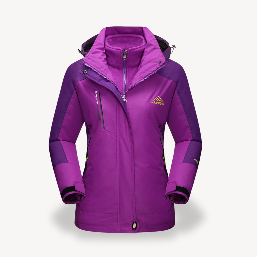 Women's 3-in-1 Waterproof Ski Jacket