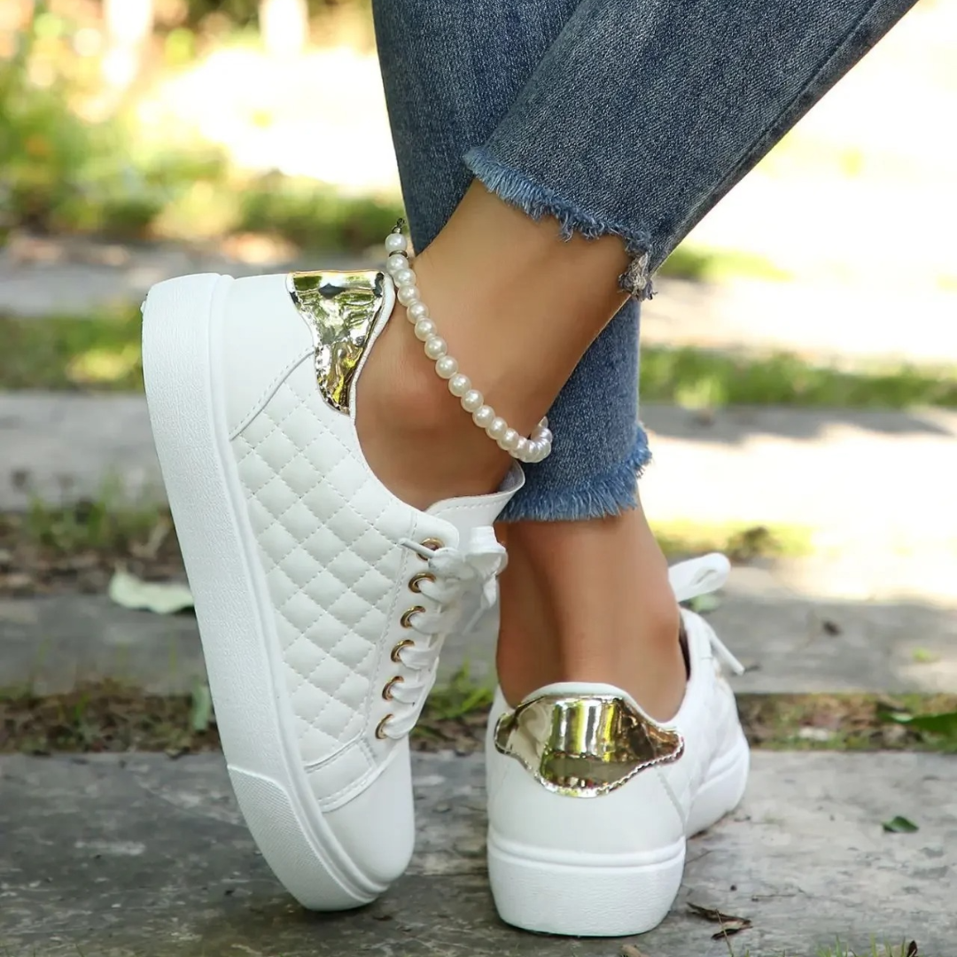 Melora – Women’s Orthopedic Quilted Sneakers