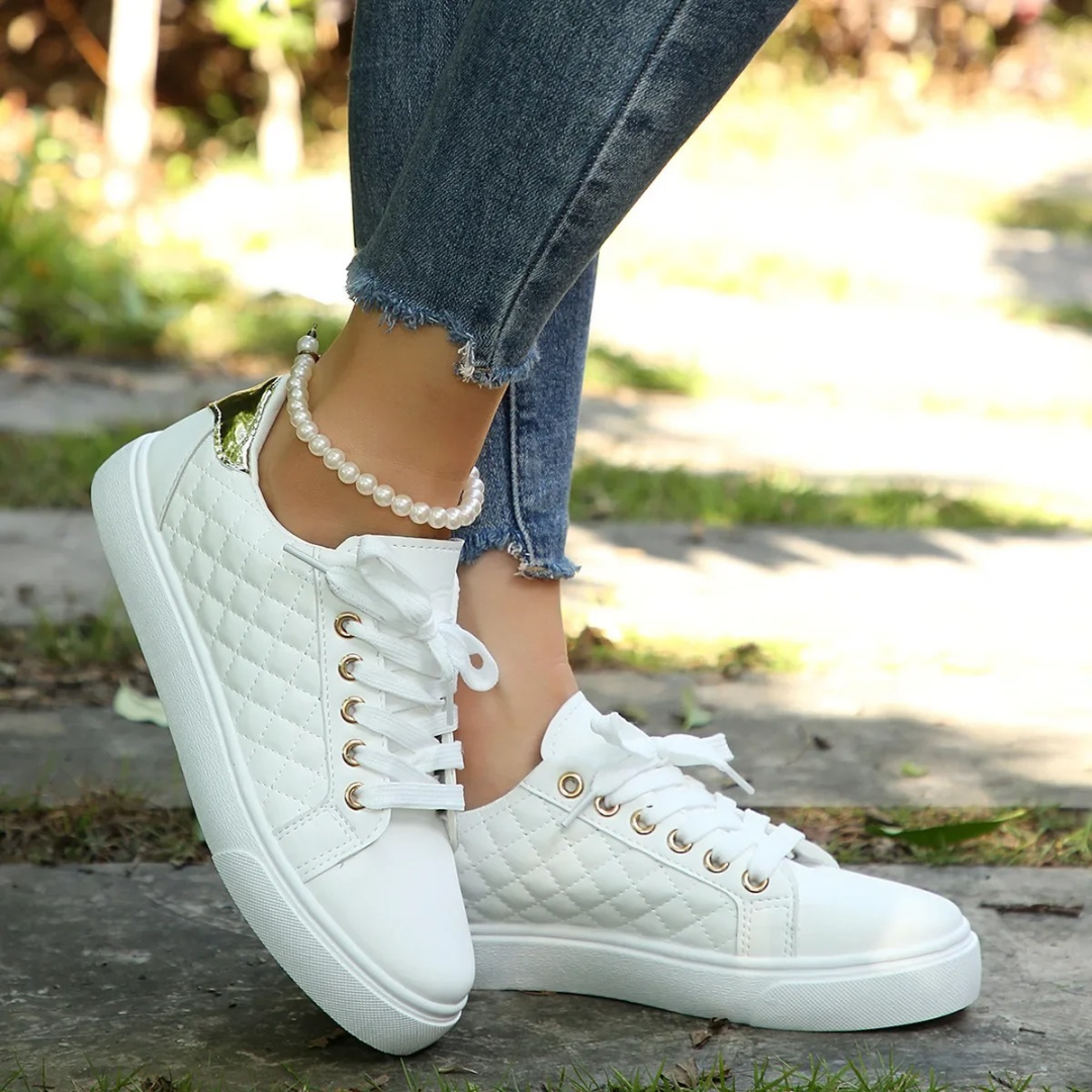 Melora – Women’s Orthopedic Quilted Sneakers