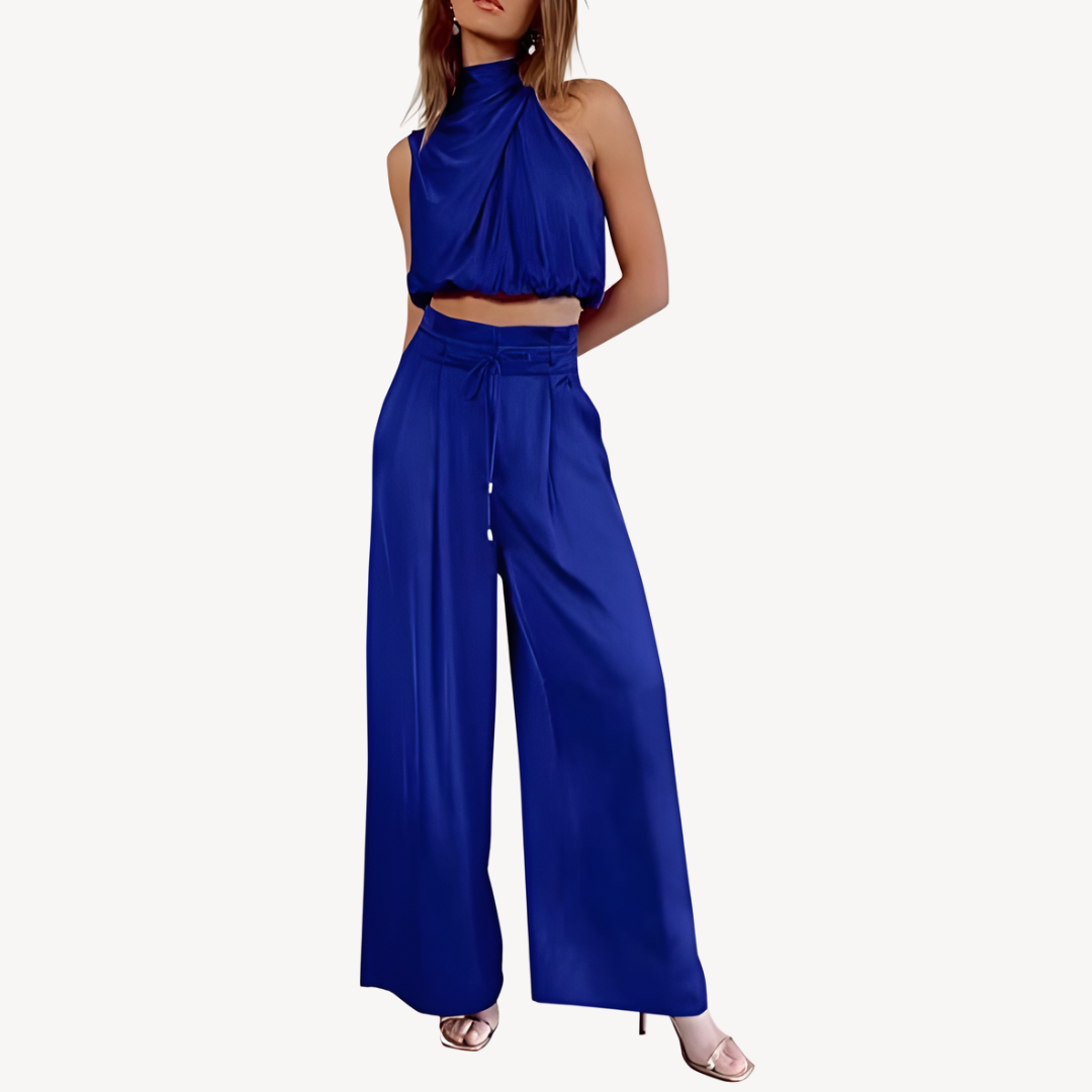 Women's Satin Two-Piece Set