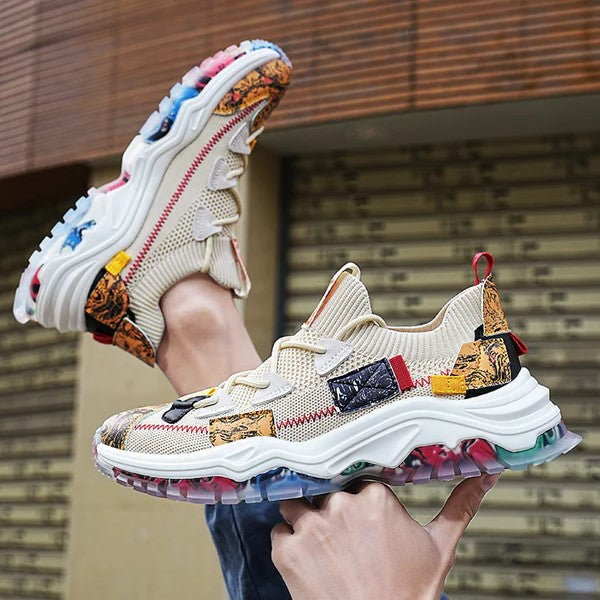 Women's Fashionable Chunky Sneakers - BritishElegance