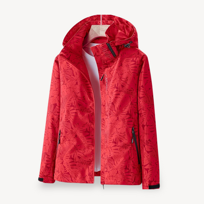 Men's Floral Print Windbreaker Jacket