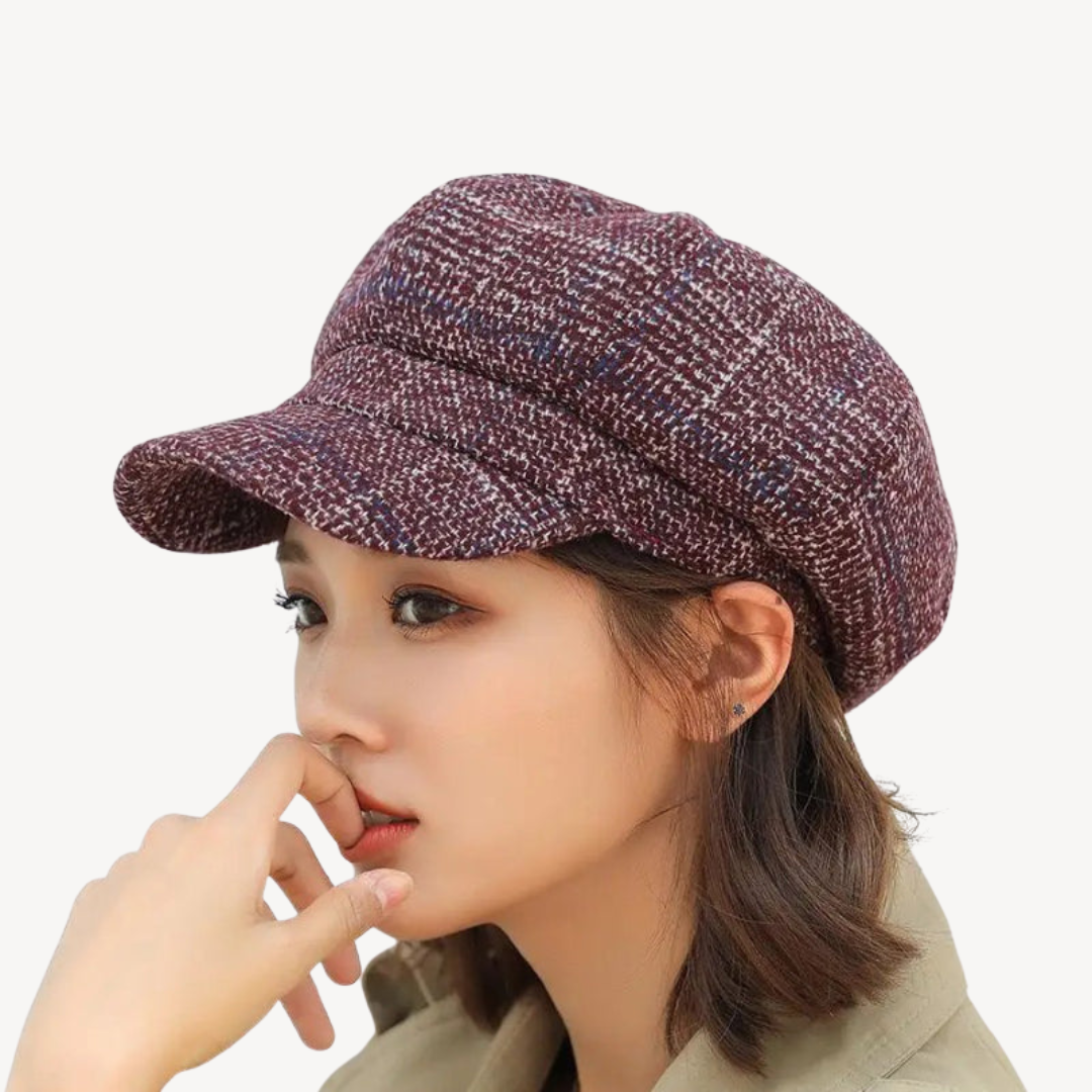 Tweed Cap for Women