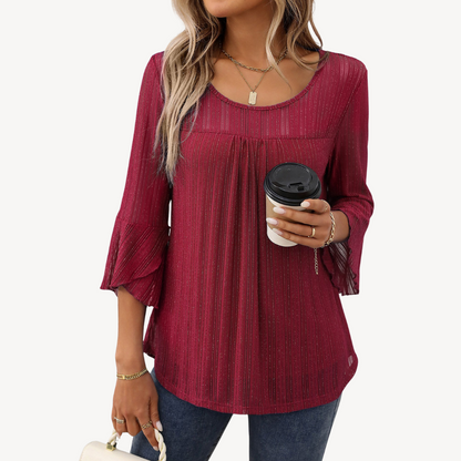 Bell Sleeve Tunic Top for Women