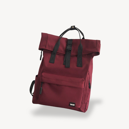 Women's Polyester Roll Top Backpack