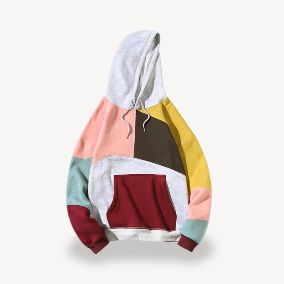 Color-Blocked Hoodie