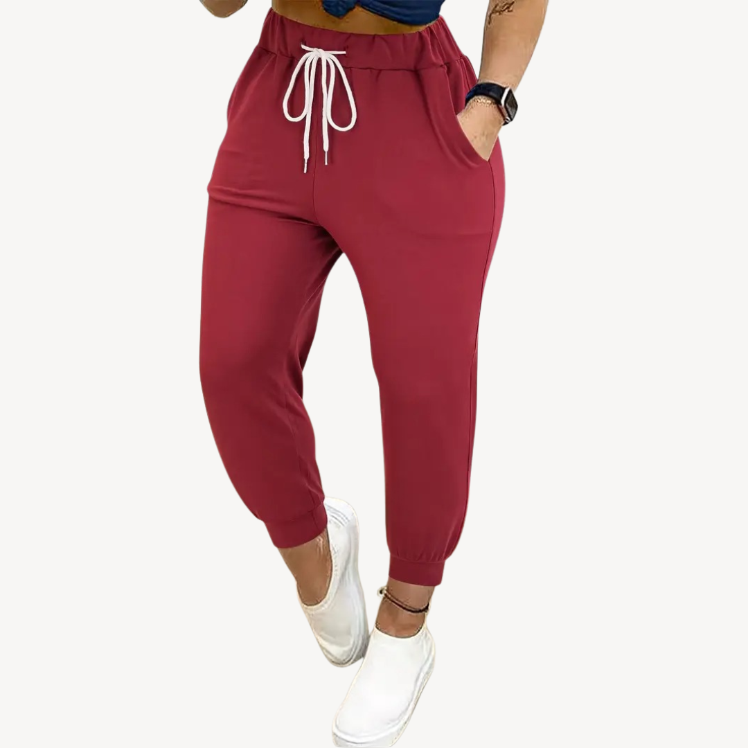 Women's Elastic Waist Jogger Pants