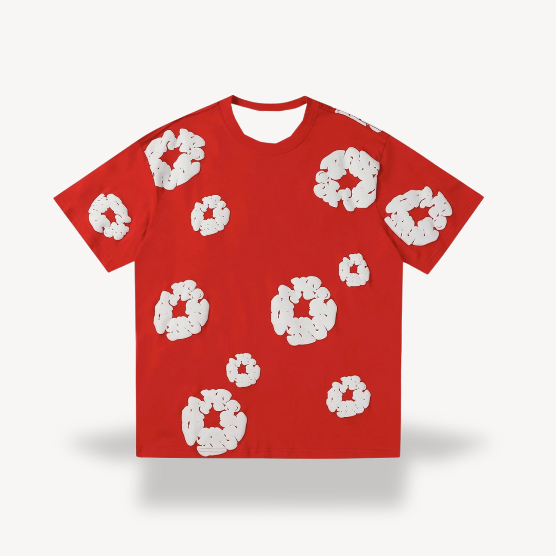 Popcorn Print T-Shirt for Unisex