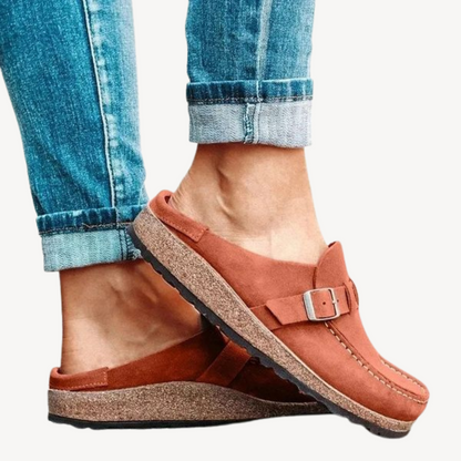 Orthopedic Loafers for Women with Buckle