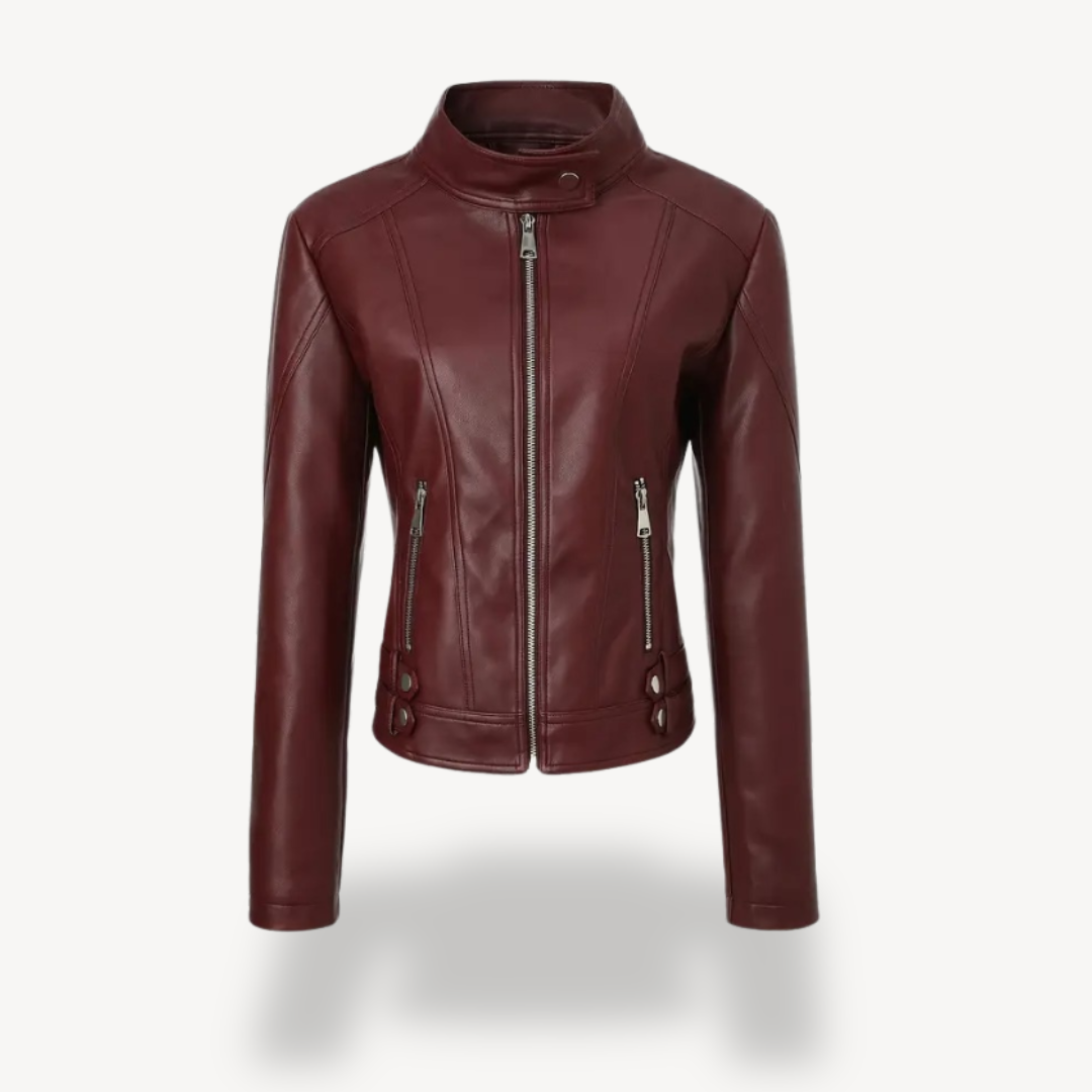Faux Leather Jacket for Women
