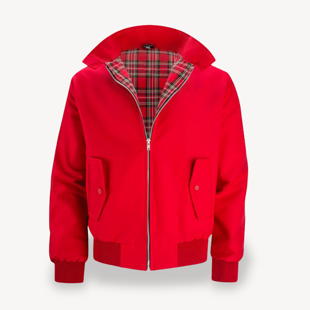 Men's Zip-Up Bomber Jacket