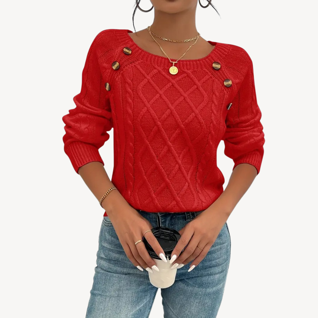 Women’s Button Detail Sweater