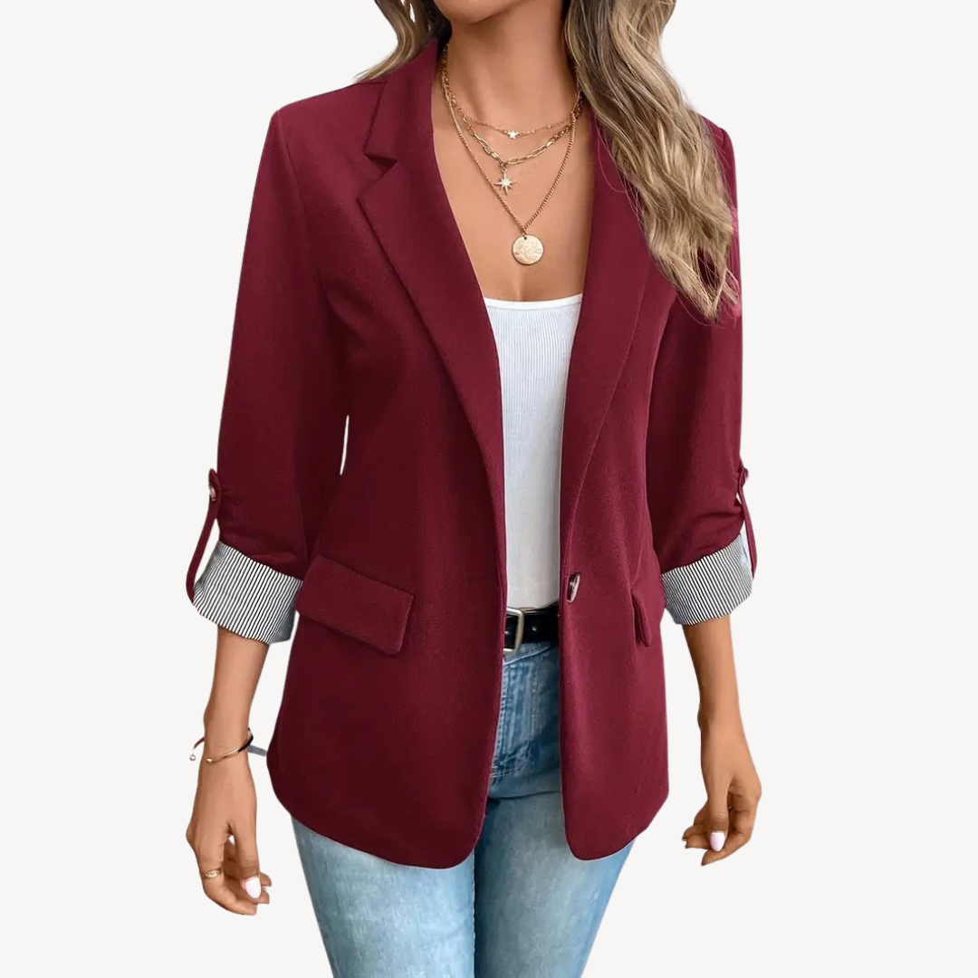 Women’s Striped Cuff Blazer
