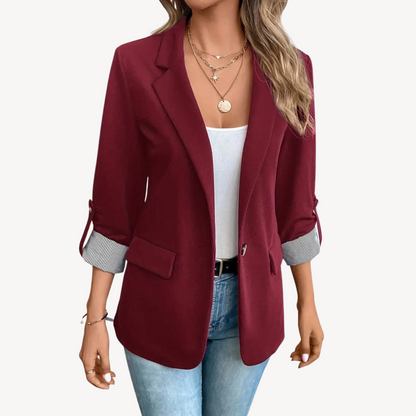 Women’s Striped Cuff Blazer