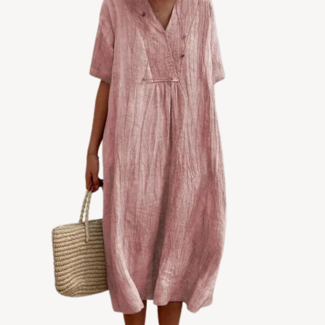 Women’s Midi Beach Dress Loose Fit Summer