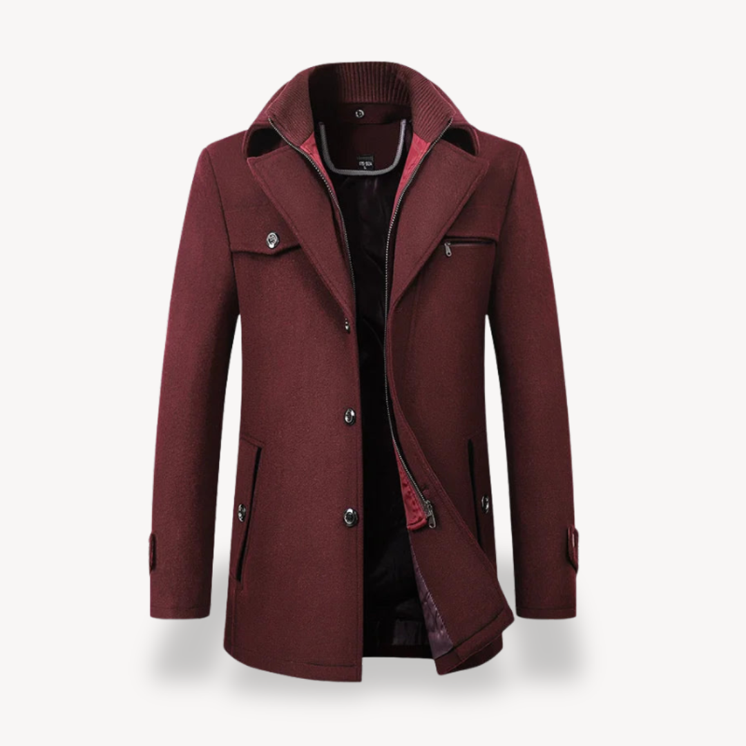 Men's Wool Blend Peacoat