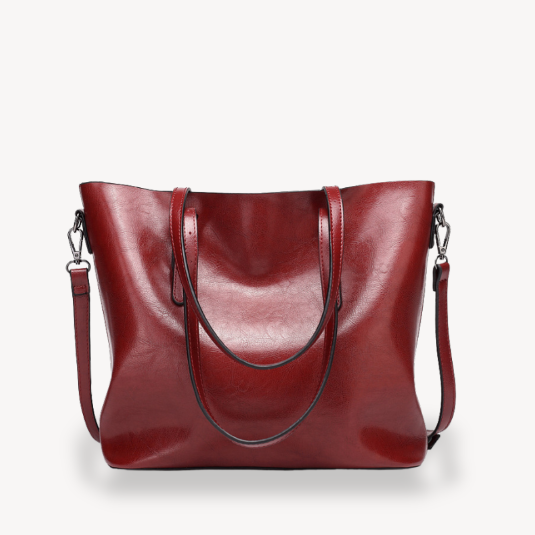 Women's Leather Tote Bag – Elegant Handbag
