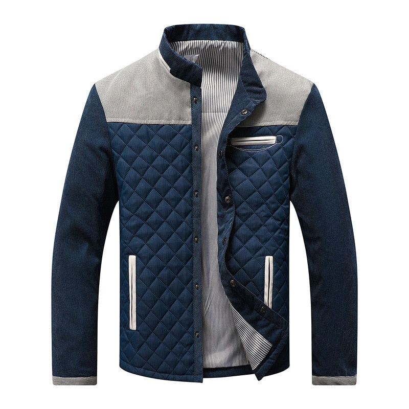 Retro windbreaker with stand-up collar for men - Orlando
