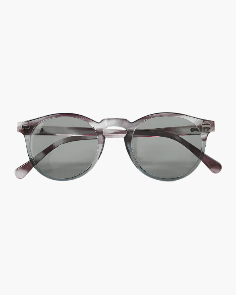 Men's Clear Circle Lens UV Sunglasses – Timeless Protection - BritishElegance