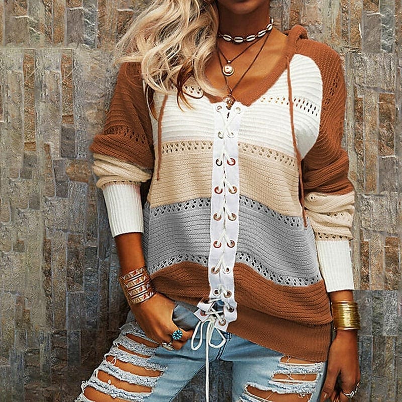 Cozy Hooded Winter Sweater